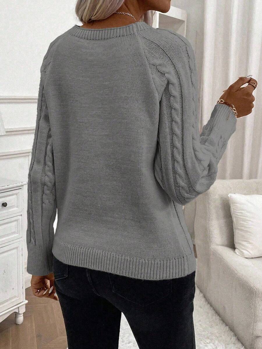 Ivory™ – Button Jumper for Effortless Everyday Elegance