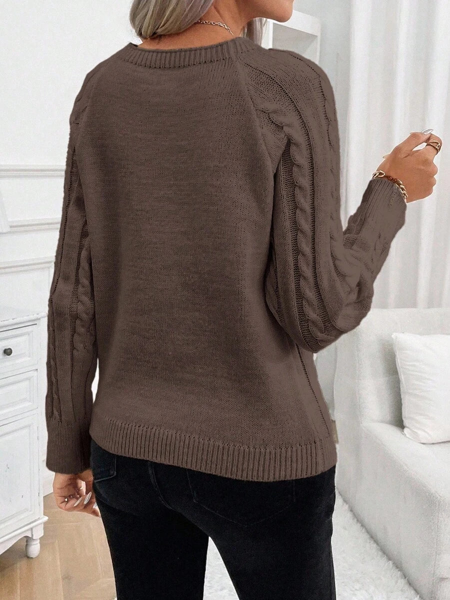 Ivory™ – Button Jumper for Effortless Everyday Elegance