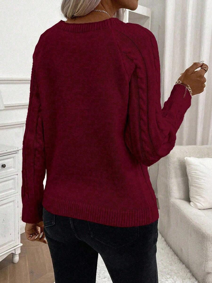 Ivory™ – Button Jumper for Effortless Everyday Elegance