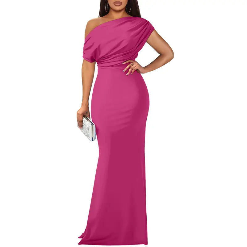 ROSELYN™ Elegant Off-Shoulder Evening Gown
