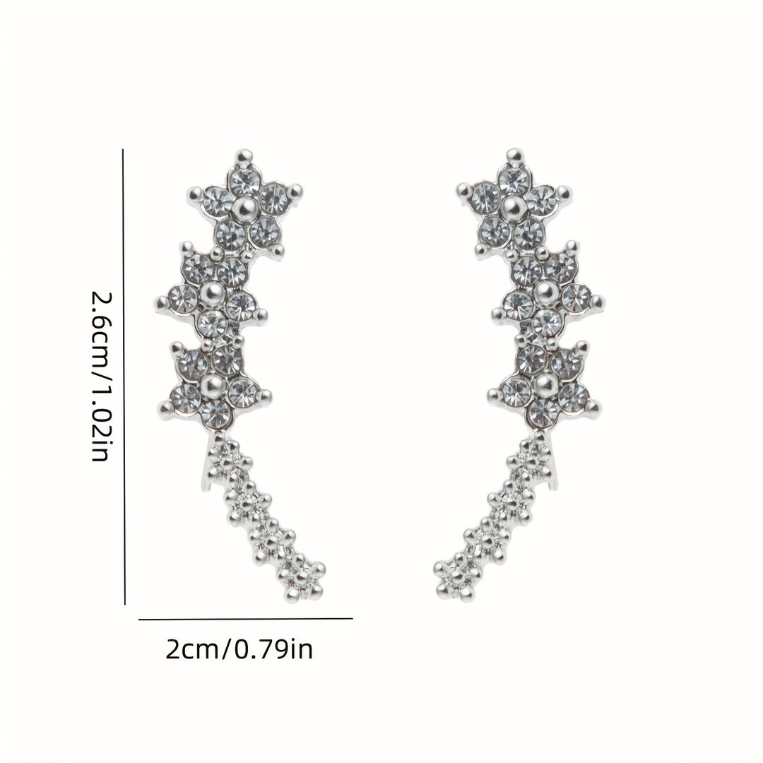 Timeless floral earrings