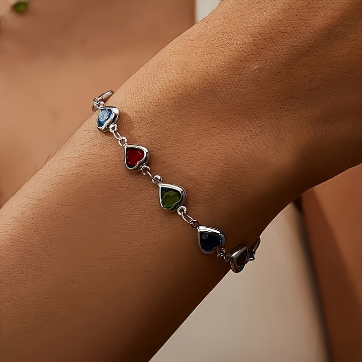 Unique heart-shaped bracelet
