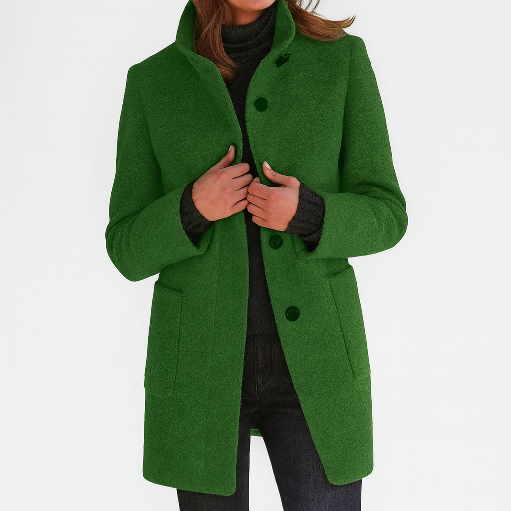 Danuta - Elegant High-Collar Coat