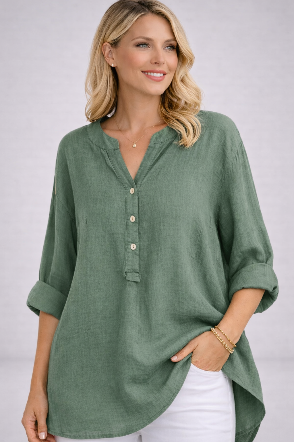 RILEY – EASY BREEZE TUNIC BLOUSE