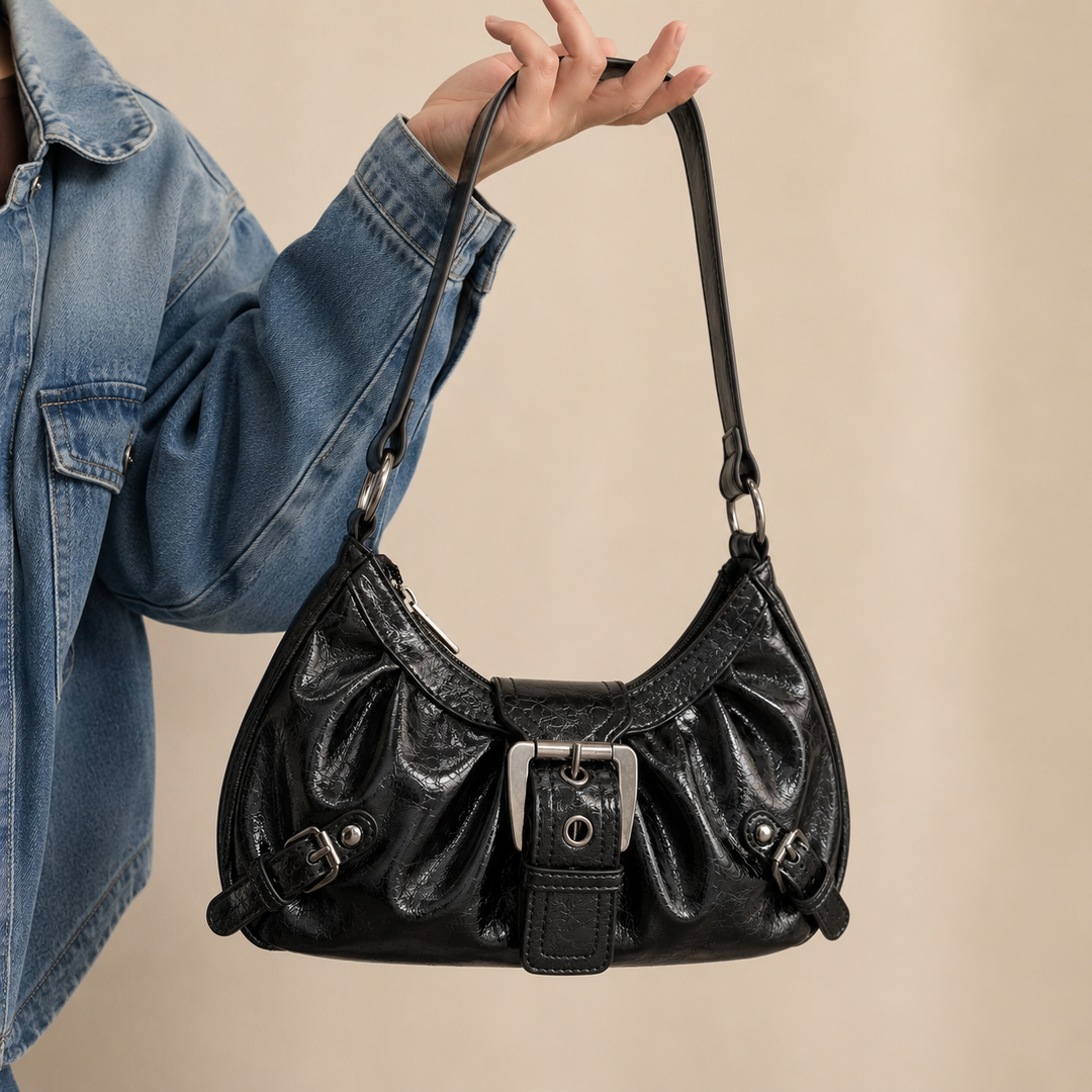 Maillard Leather Shoulder Bag