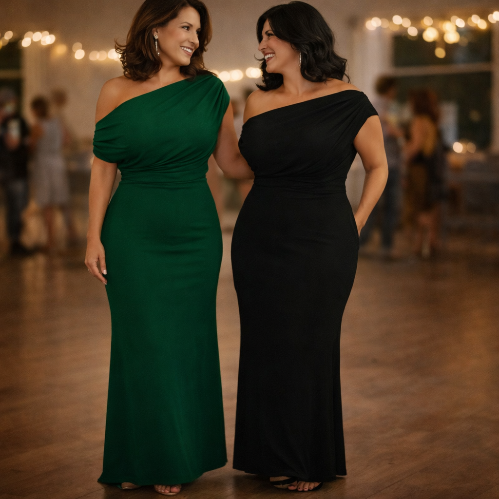 ROSELYN™ Elegant Off-Shoulder Evening Gown