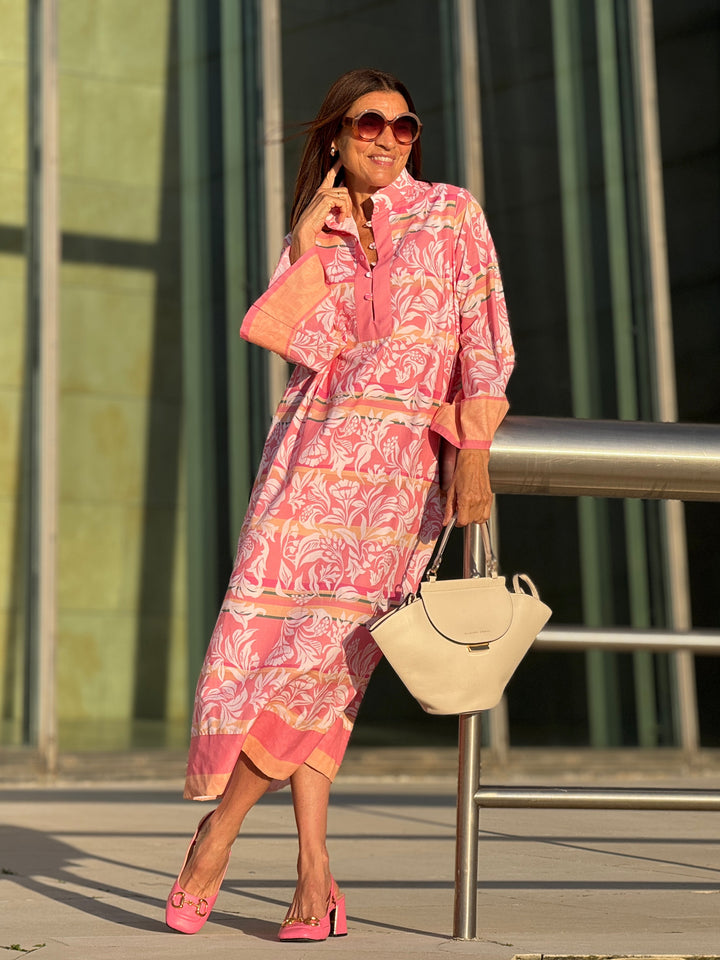 Dress Cassandra Print Pink