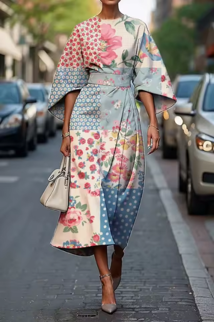 ROBIN | ELEGANT FLORAL DRESS