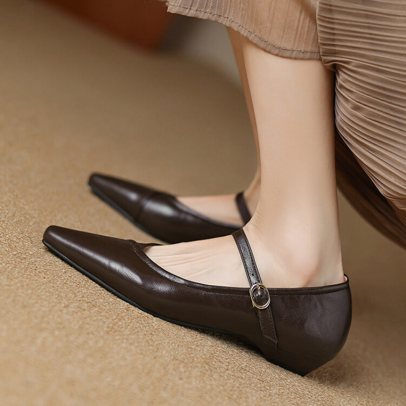 NATALIE – ELEGANT STRAP MARY JANE FLATS
