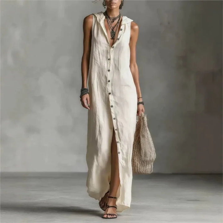 Penelope | Midi Dress with V-Neck