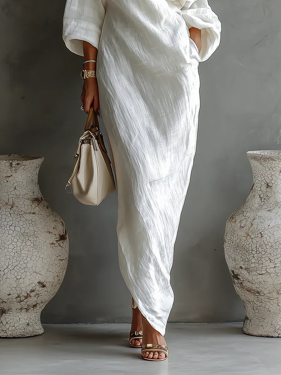 Melisa | Asymmetric Maxi Dress