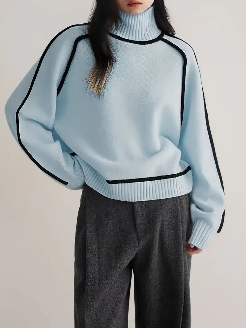 Evie™ – Elegant Turtleneck Sweater for Timeless Sophistication