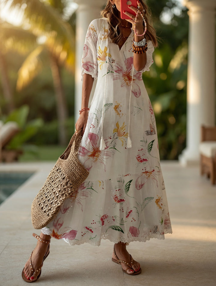 Amalia™ | Boho Vintage Summer Dress