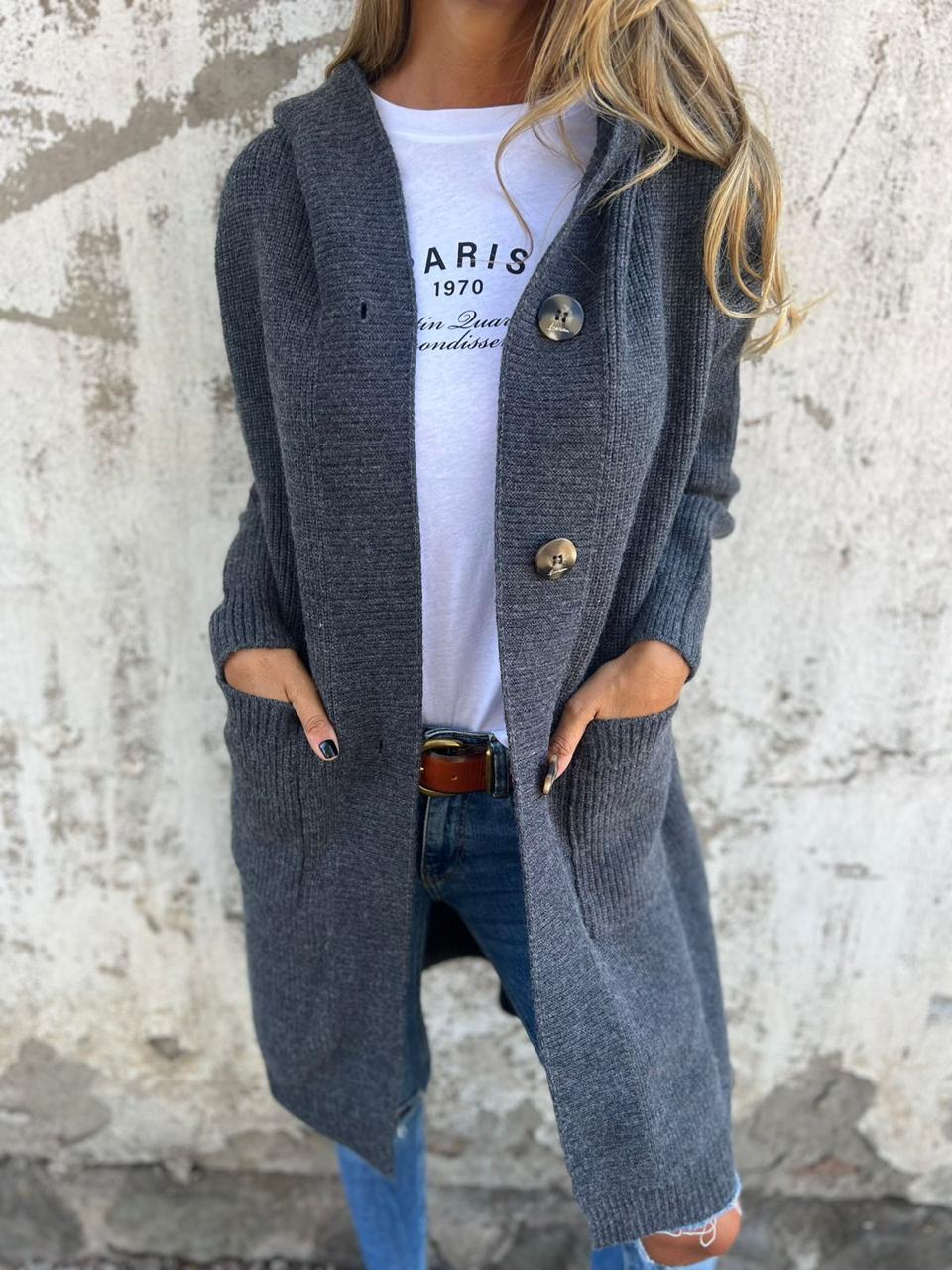 Julieta™ – Long Cardigan for Timeless Everyday Elegance
