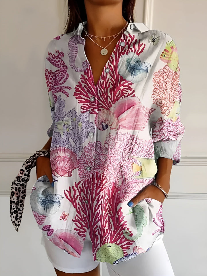 Noelle - Feminine Summer Blouse